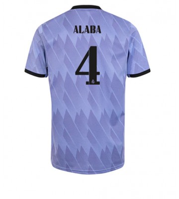 Real Madrid David Alaba #4 Bortedrakt 2022-23 Kortermet